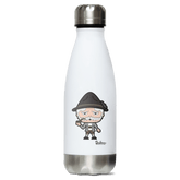 Da Oid Sinzer Grundfiguren Edelstahl Thermoflasche 350ml Weiss Silber Kreuzspitze Front